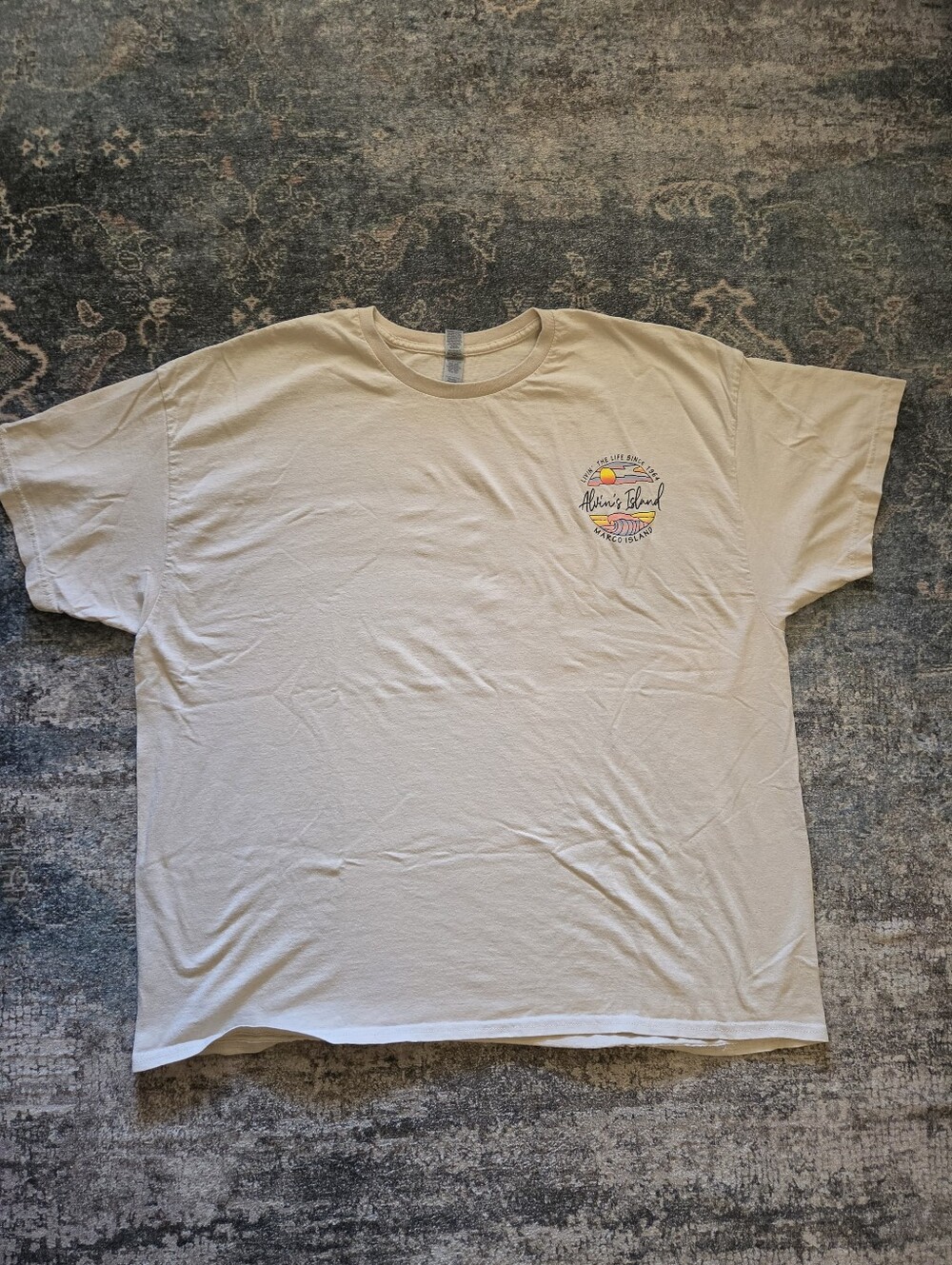 Alvin's Island "Livin' the Life Since 1964" Marco Island graphic tee